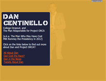 Tablet Screenshot of dancentinello.com